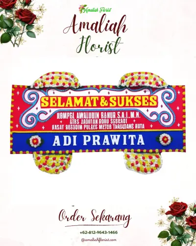 Karangan Bunga Ucapan Selamat di Kalumata